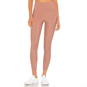 NWT Onzie Sweetheart Midi Leggings Size S SMALL Fawn Rib